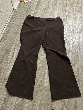 George vintage y2k pants wide leg size 16 NWOT brown